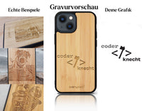 Thumbnail for INDIVIDUELL iPhone 13 Mini Bambus-Kunststoff